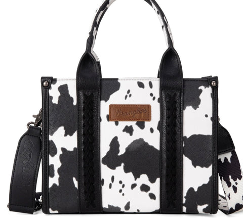 Wrangler Cow Print Concealed Carry Tote/Crossbody
