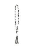 Multi way Faux Navajo Pearl Necklace with Tassel