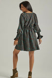 Wrangler Women's Rawhide Antique Button Fit & Flare Dress