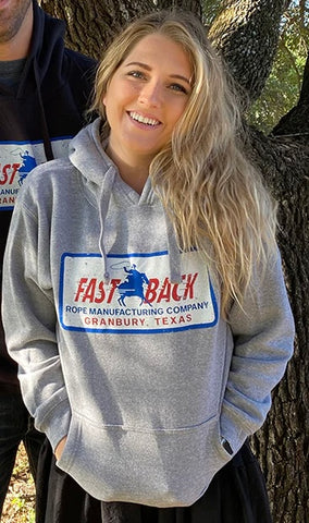 Fast Back Retro Logo Hoodie