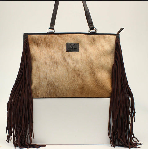 Ariat Scarlett Hair On Fringe Tote