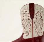 Ariat Women’s Callie Boot-Cherry Red/Distressed Ivory