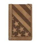 Roper Tan Flag Money Clip