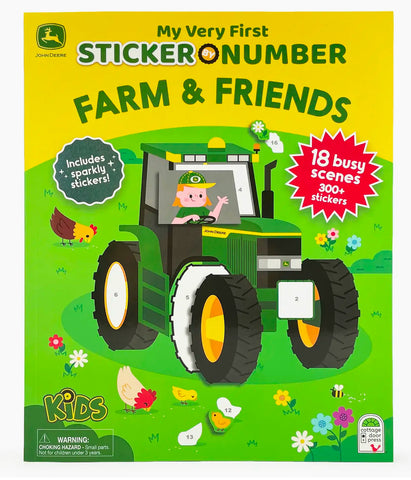 Sticker By Number Farm and Friends Book