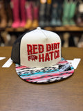 Red Dirt Tribal White & Black Cap