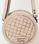 American Darling Round Tooled Purse