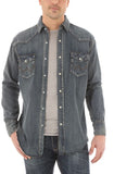 Wrangler Mens Authentic Cowboy Cut Work Shirt