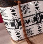 Montana West Braided Strap Aztec Tote Bag