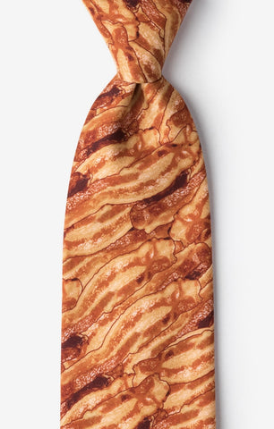 Sizlin Bacon Orange Necktie