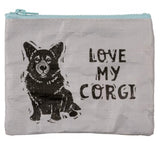 Love My Corgi Zipper Wallet