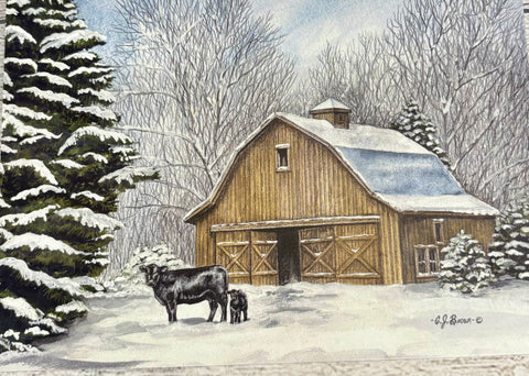 CJ Brown “Winter Refuge” Card