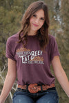 Cruel Work Hard Eat Beef Tee