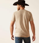 Ariat Sendero King Cow Tee - Oatmeal Heather