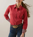 Ariat Womens Cardinal Dot Kirby Shirt