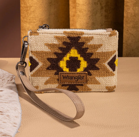Wrangler Aztec Print Card Wallet