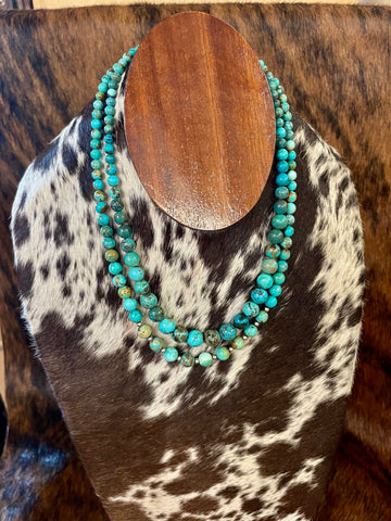 Turquoise Bead Necklace