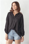 Risen Relaxed Fit Button Down Linen Shirt