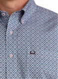 Cinch Men’s Arenaflex Blue Print Shirt