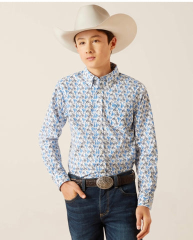 Ariat Boy's Peerce Classic Fit Shirt
