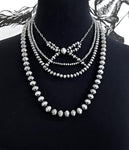 Faux Navajo Pearl Bow Necklace Bundle