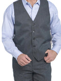Circle S Men’s Mesquite Heather Navy Vest