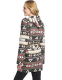 Navajo Blanket Wrap Hooded Jacket