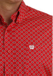 Cinch Men’s Red Print Shirt