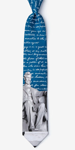 Lincoln Blue Necktie