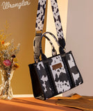 Wrangler Cow Print Concealed Carry Tote/Crossbody