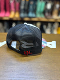 Red Dirt Tribal White & Black Cap