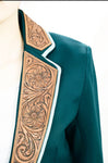 American Darling Women’s Green Tooled Blazer