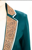 American Darling Women’s Green Tooled Blazer