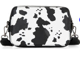 Wrangler Cowprint Crossbody With Wallet Compartment