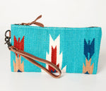 American Darling Turquoise Clutch with Shoulder Strap