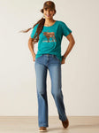 Ariat Longhorn Watercolor Tee