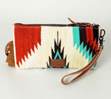 American Darling Hand Tooled Saddle Blanket Purse0