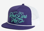 Red Dirt Hat Lariat Purple & Teal Rope Cap