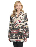 Navajo Blanket Wrap Hooded Jacket