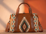 Wrangler Aztec Knitted Duffle Bag