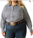 Ariat Women's Kirby Pro Black Iris Stripe Shirt