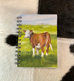 CJ Brown Spiral Notebook