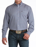 Cinch Men’s Arenaflex Blue Print Shirt