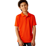 Ariat Boy's Red Tek Polo