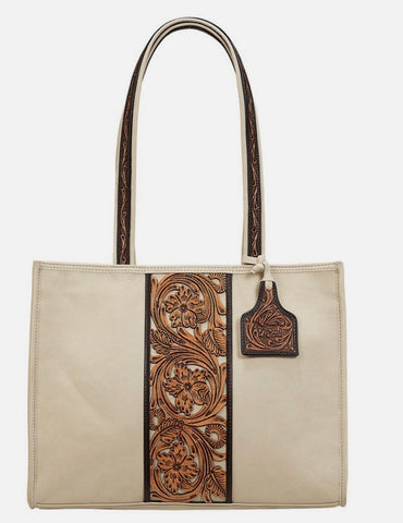 Angel Ranch Opal Collection Large Ivory Tote