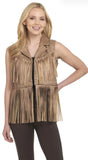 Leather Fringe Vest