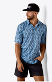 Ariat Men's Blue Aztec 360 Airflow Polo