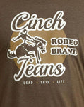 Cinch Jeans Rodeo Brand Tee - Brown