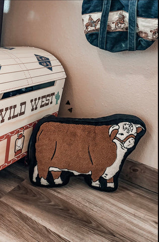 Cattle Talk Hereford Pillow