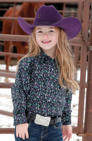 Cruel Girl's Western Print Shirt
