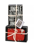 Jingle All The Way Box Sign And Sock Set